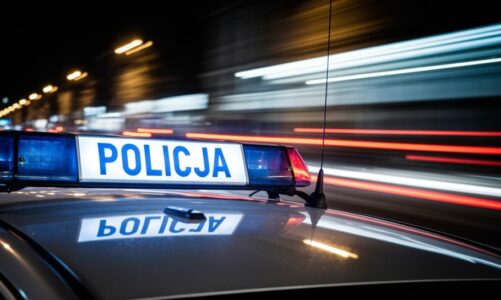Pijany kierowca Forda ucieka przed policją, zamieniając się miejscami z pasażerką