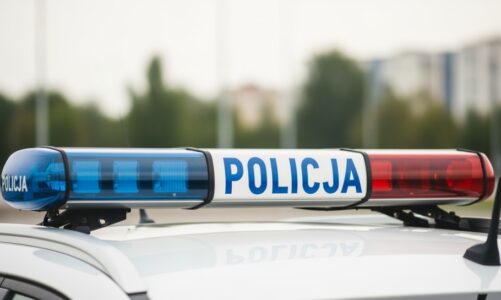 19-latek w rękach policji z narkotykami.