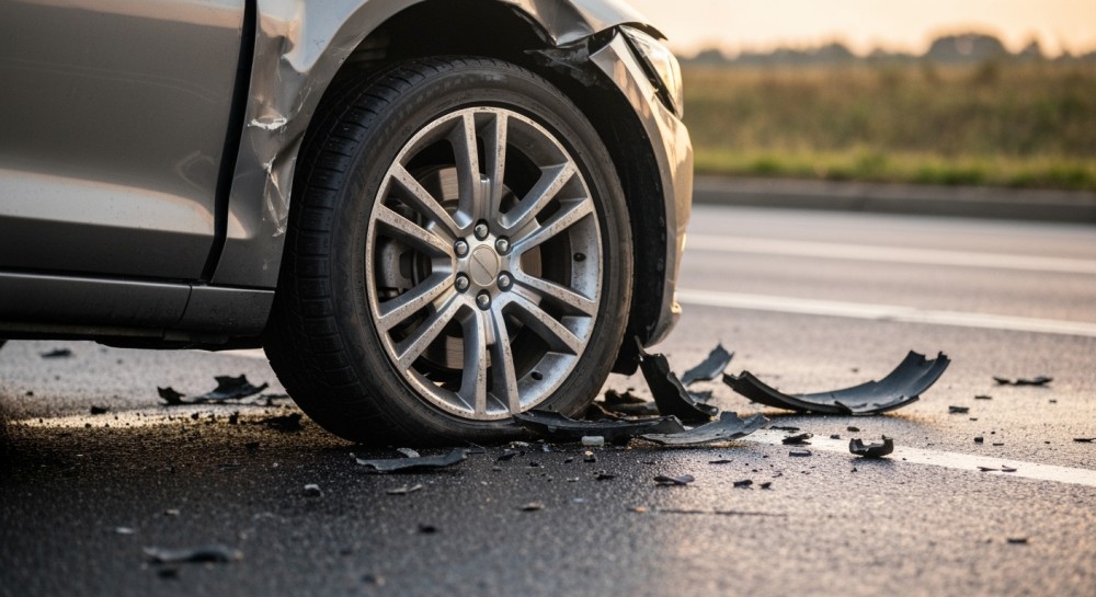 Wypadek na trasie między Bolszewem a Górą: Policja bada okoliczności zdarzenia